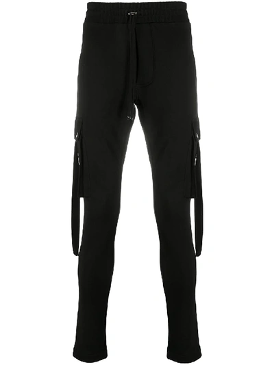 Amiri Cargo Track Pants In Black