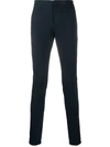 Dondup Roll-up Cuffs Tailored Trousers In Blue