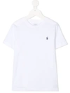 Polo Ralph Lauren Ralph Lauren Kids T-shirt Con Ricamo Polo Pony In White