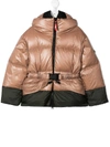 AI RIDERS ON THE STORM YOUNG TEEN BELTED PADDED DOWN JACKET