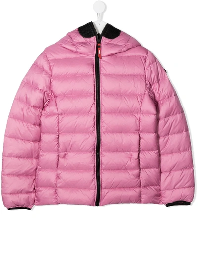 Ai Riders On The Storm Young Teen Padded Down Jacket In Pink