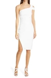 LIKELY PACKARD ONE-SHOULDER SHEATH DRESS,YD220001LY
