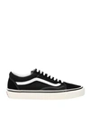 Vans Ua Old Skool 36 Dx Man Sneakers Black Size 9 Soft Leather, Textile Fibers In Black