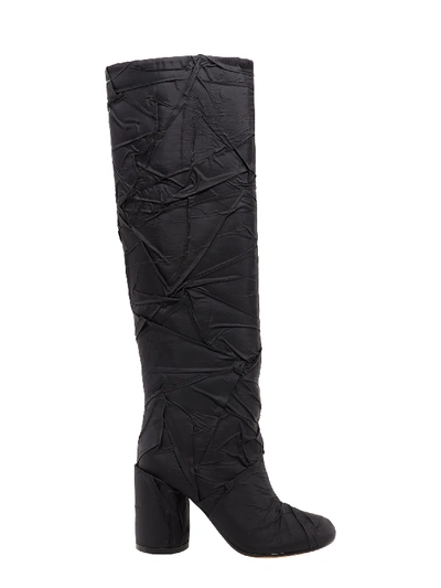 Mm6 Maison Margiela Knee-length Boots In Black