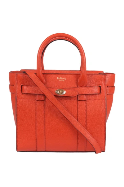 Mulberry Luggage In Coral Orange