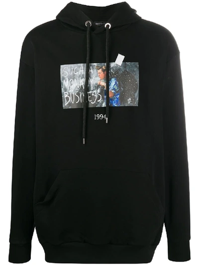 Throwback Ace Ventura Hoodie In Black