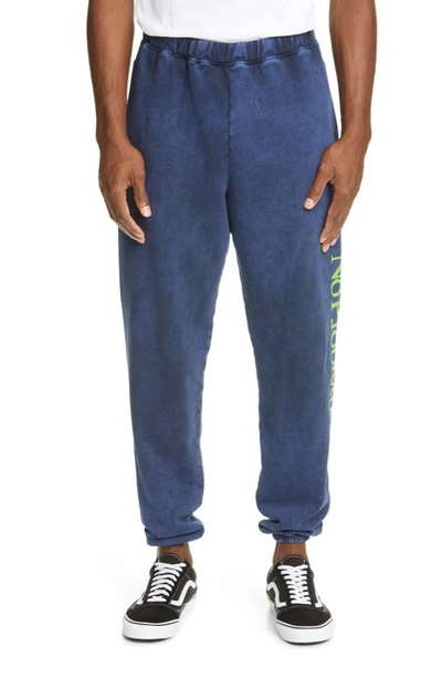 Aries No Problemo Tapered Acid-washed Fleece-back Cotton-jersey Sweatpants In Multi