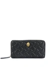 KURT GEIGER QUILTED ZIP-AROUND WALLET