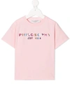 PHILOSOPHY DI LORENZO SERAFINI LOGO PRINT T-SHIRT