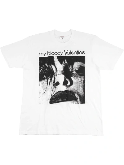 Supreme 'feed Me With Your Kiss' T-shirt In White
