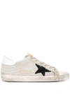 Golden Goose Super-star Lace-up Sneakers In Neutrals