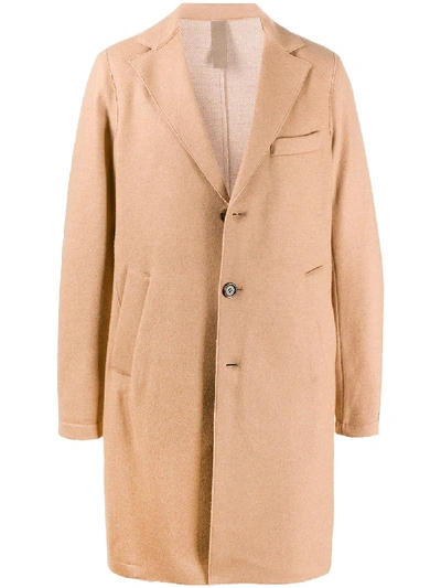 Eleventy Single Breasted Coat In Neutrals