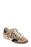 Dolce Vita Women's Zina Color Block Glitter Sneakers In Leopard Calf