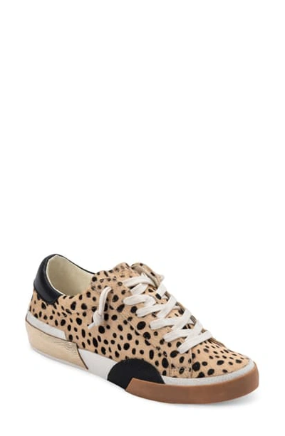 Dolce Vita Women's Zina Color Block Glitter Sneakers In Leopard Calf