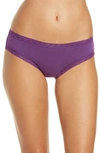 Natori Bliss Cotton Girl Briefs In Bellflower