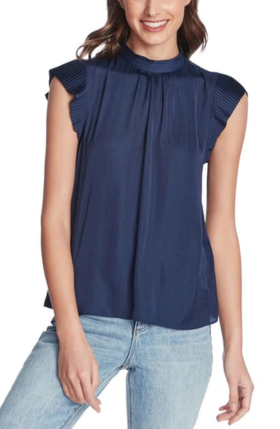1.state Pleated Sleeve Top In Autumn Night