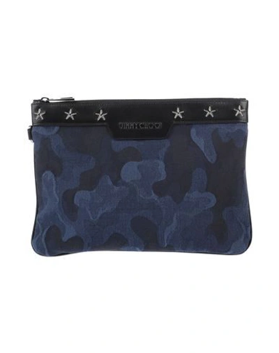 Jimmy Choo Handbag In Dark Blue