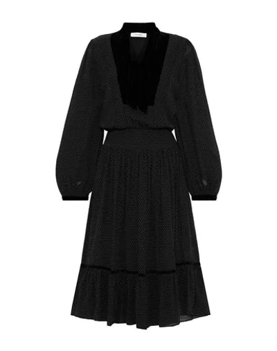 Frame 3/4 Length Dresses In Black