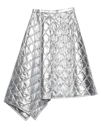 Juunj Midi Skirts In Silver