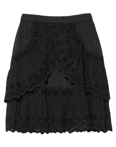 Swildens Knee Length Skirt In Black