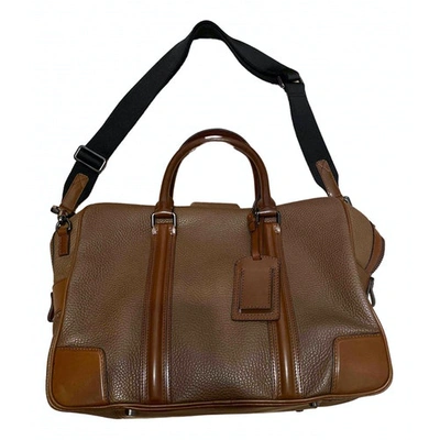 Pre-owned Burberry Brown Leather Bag