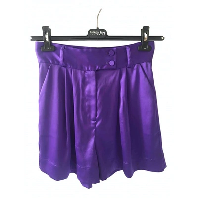 Pre-owned Styland Purple Polyester Shorts