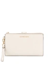 MICHAEL MICHAEL KORS JET SET LEATHER CLUTCH