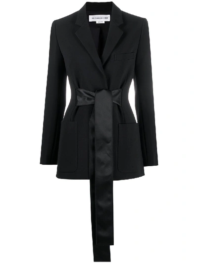Victoria Beckham Satin-trimmed Cady Tuxedo Jacket In Black