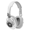 MASTER & DYNAMIC ® MH40 WIRED OVER-EAR PREMIUM LEATHER HEADPHONES - WHITE LEATHER/SILVER METAL,272057113