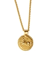 PAMELA CARD WOMEN'S A ROCOCO TALE 24K GOLD-PLATED NECKLACE,828925