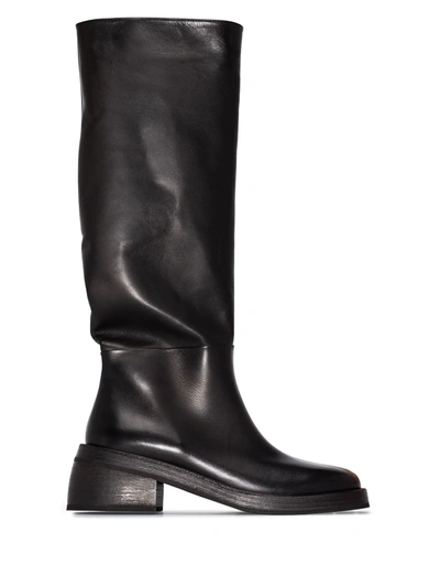 MARSÈLL KNEE-HIGH BLOCK HEEL BOOTS
