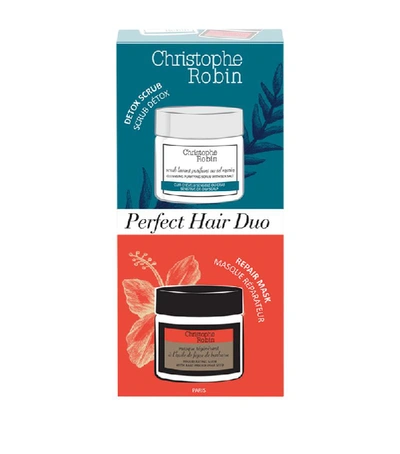 Christophe Robin Cr Perfect Hair Duo 20 In Blue