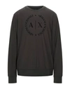 Armani Exchange Sweatshirts In Dark Green