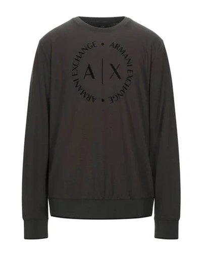 Armani Exchange Sweatshirts In Dark Green