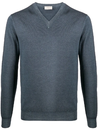 Altea V-neck Jumper In Blue