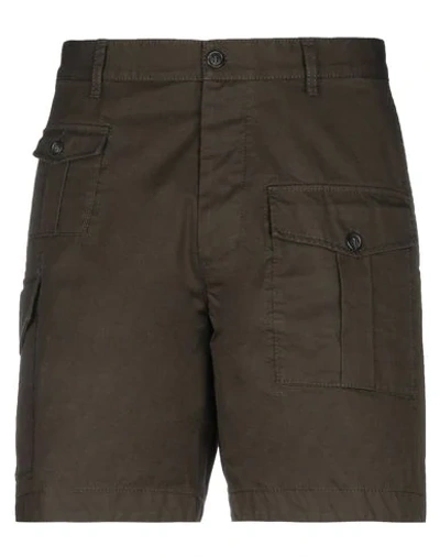 Dsquared2 Shorts & Bermuda Shorts In Military Green