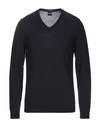 Hugo Boss Sweaters In Dark Blue