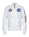 Alpha Industries Jackets In White