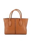 TOD'S LEE SMALL SMOOTH LEATHER TOTE