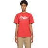 MARTINE ROSE MARTINE ROSE RED PHONOX T-SHIRT