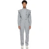 ISABEL MARANT ÉTOILE GREY CHAMBRAY GAYLE JUMPSUIT