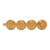 VERSACE GOLD FOUR-COIN BARRETTE