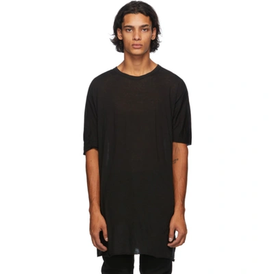 Boris Bidjan Saberi Black Cashmere One Piece T-shirt