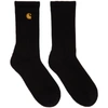 CARHARTT BLACK CHASE SOCKS