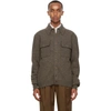 LEMAIRE LEMAIRE BROWN OVERSHIRT JACKET