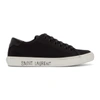 Saint Laurent Black Malibu Low-top Sneakers