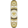 VERSACE VERSACE WHITE AND GOLD VINTAGE LOGO SKATEBOARD
