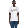 PS BY PAUL SMITH WHITE FISH HOOK T-SHIRT