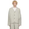 ISSEY MIYAKE ISSEY MIYAKE MEN GREY SEAMLESS BLAZER