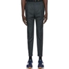 PS BY PAUL SMITH NAVY CHECK TROUSERS